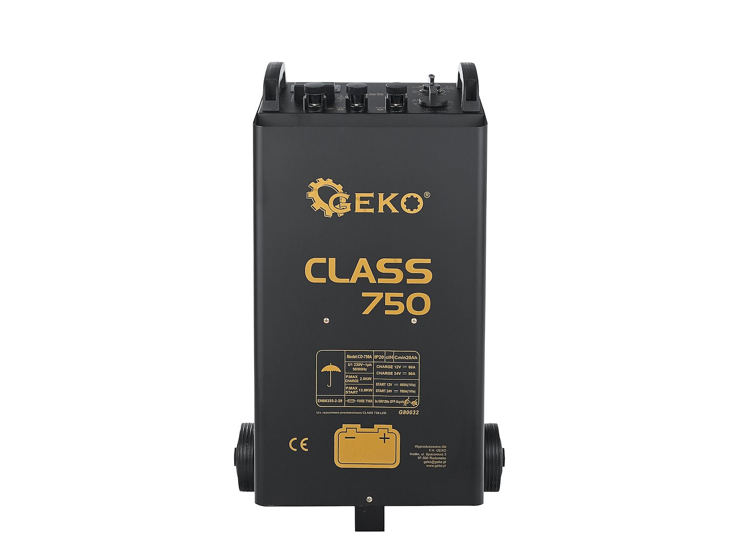 Caricabatteria auto con funzione Booster, avviatore di emergenza con caricabatterie 3700A CLASS 750