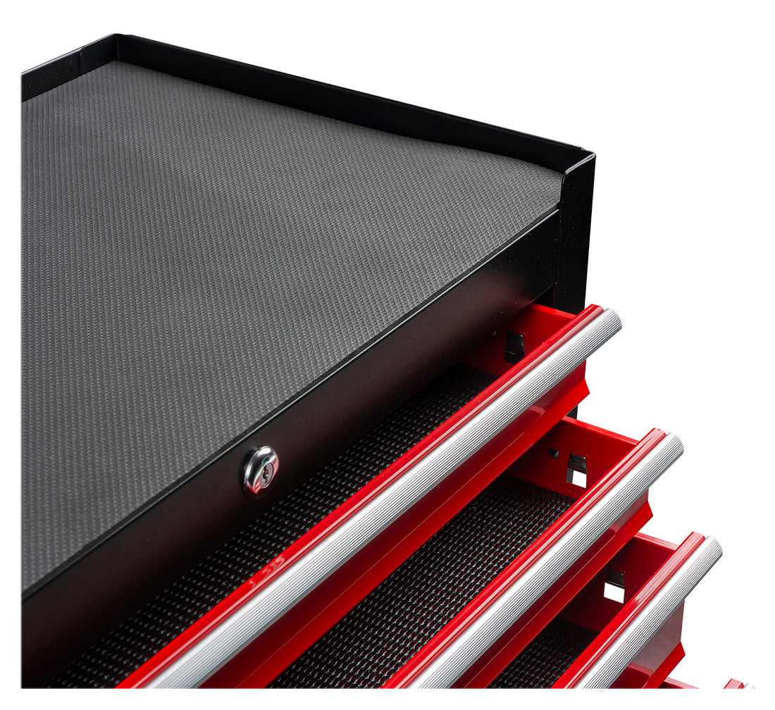 Carrello-armadietto metallico portautensili porta attrezzi multifunzione con 7 cassetti e ruote mobile ,organizzatore per officina garage Redats