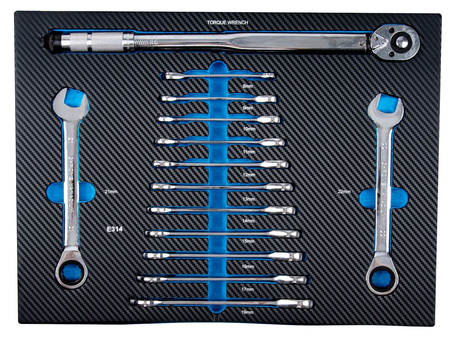 Carrello porta attrezzi / portautensili completo di 258 utensili 7 cassetti, 7 moduli inserti, inclusi, Geko
