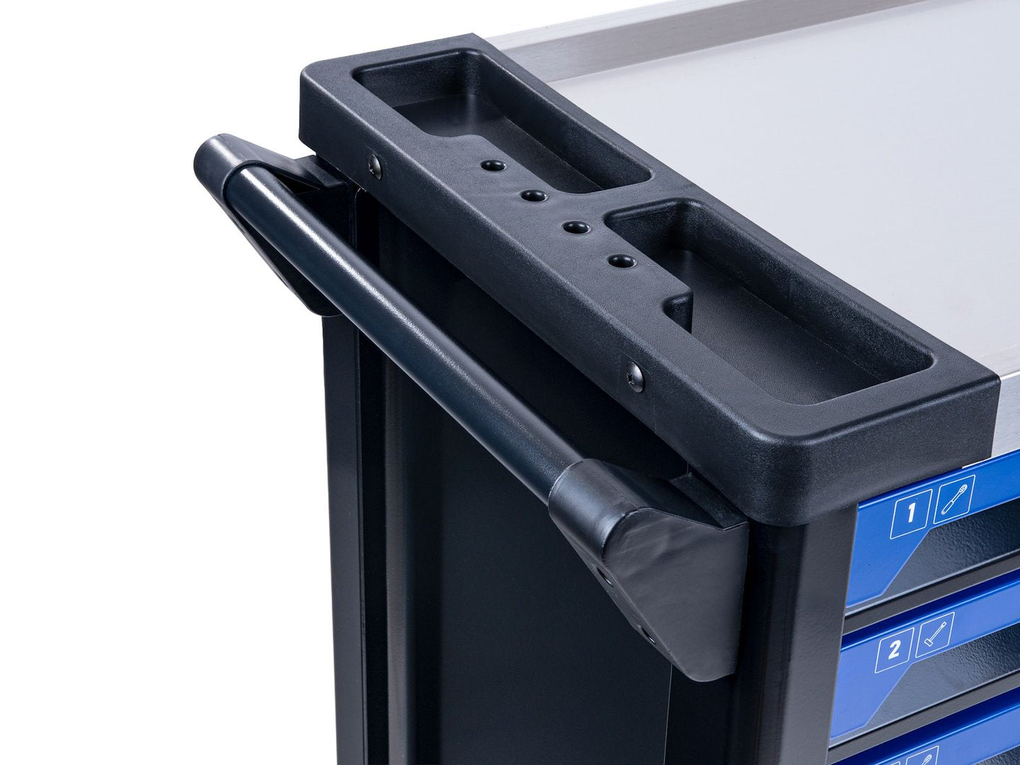 Carrello porta attrezzi / portautensili completo di 407 utensili 7 cassetti, 7 moduli inserti, inclusi, Geko