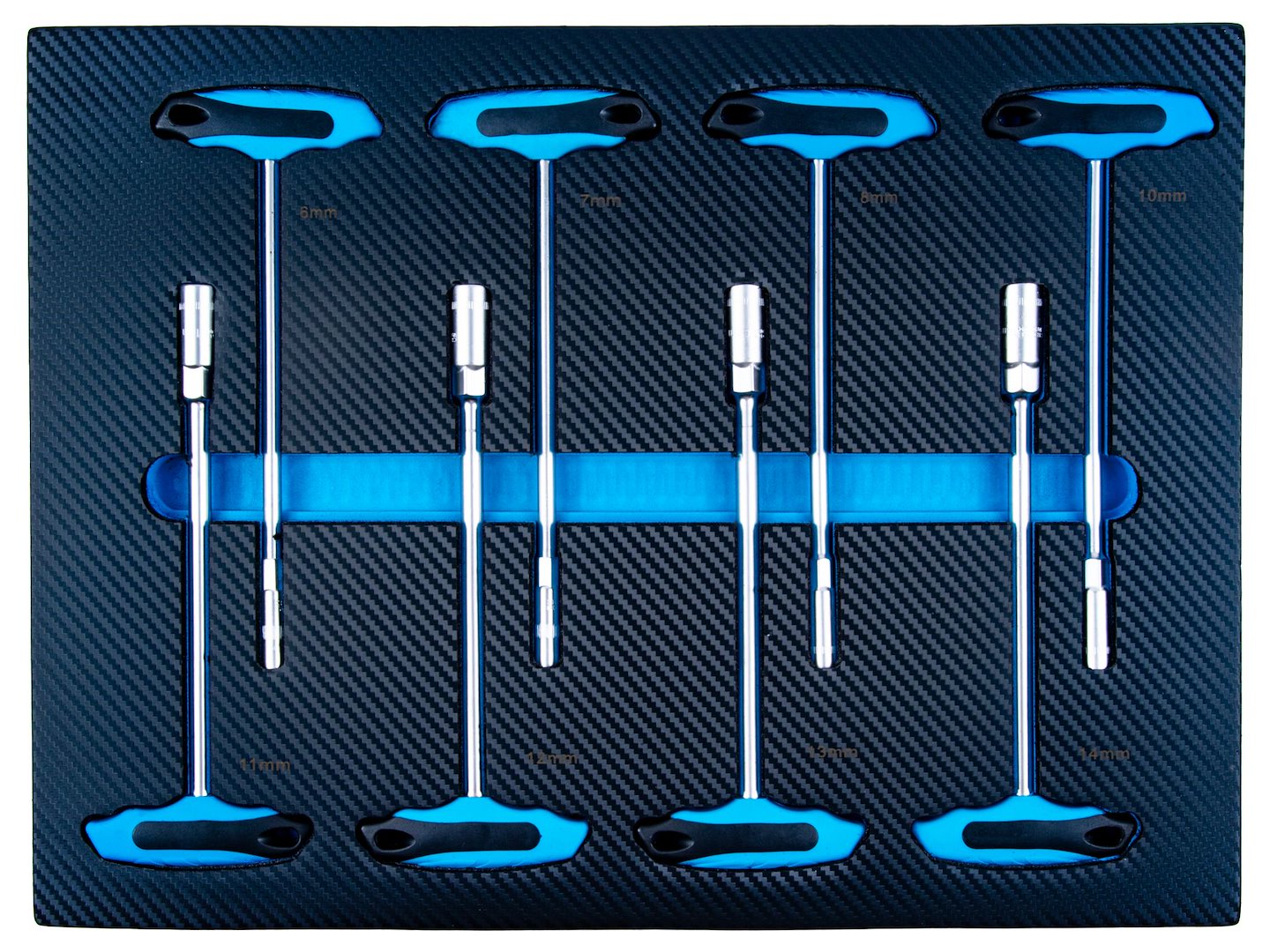 Carrello porta attrezzi / portautensili completo di 501 utensili 12 cassetti, 10 moduli inserti, inclusi, Geko