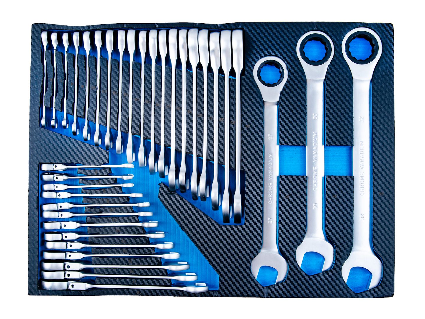 Carrello porta attrezzi / portautensili completo di 501 utensili 12 cassetti, 10 moduli inserti, inclusi, Geko