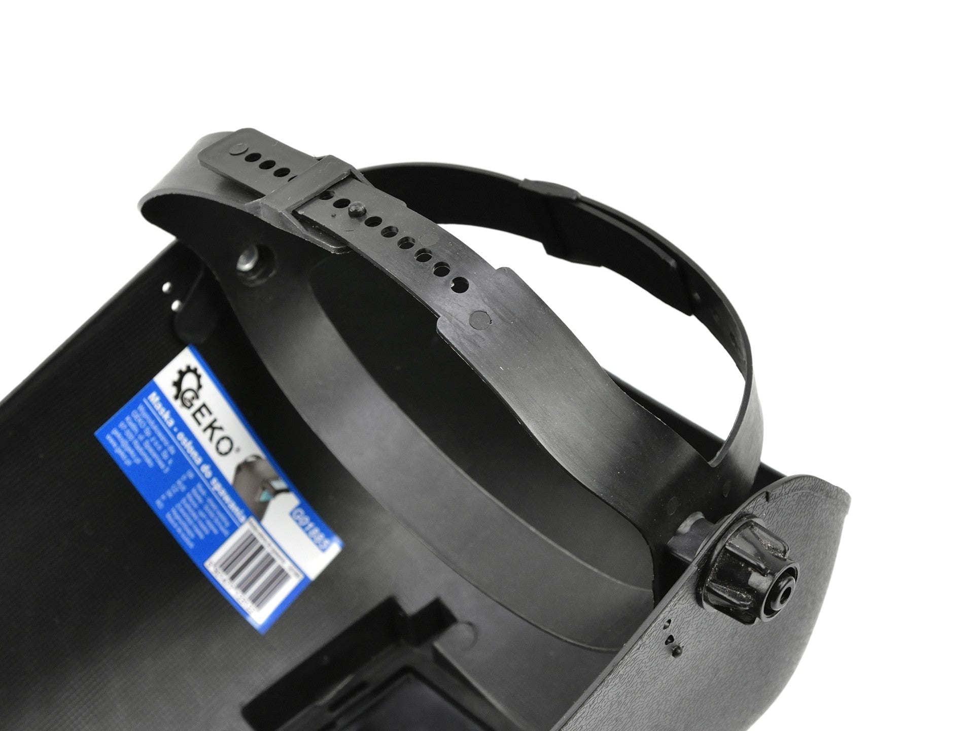 Casco-maschera per saldatura con oscuramento solare automatico  e copertura ribaltabile
