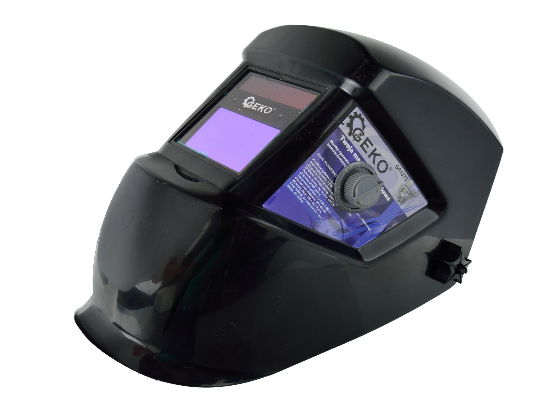 Casco-maschera per saldatura con oscuramento solare automatico Geko
