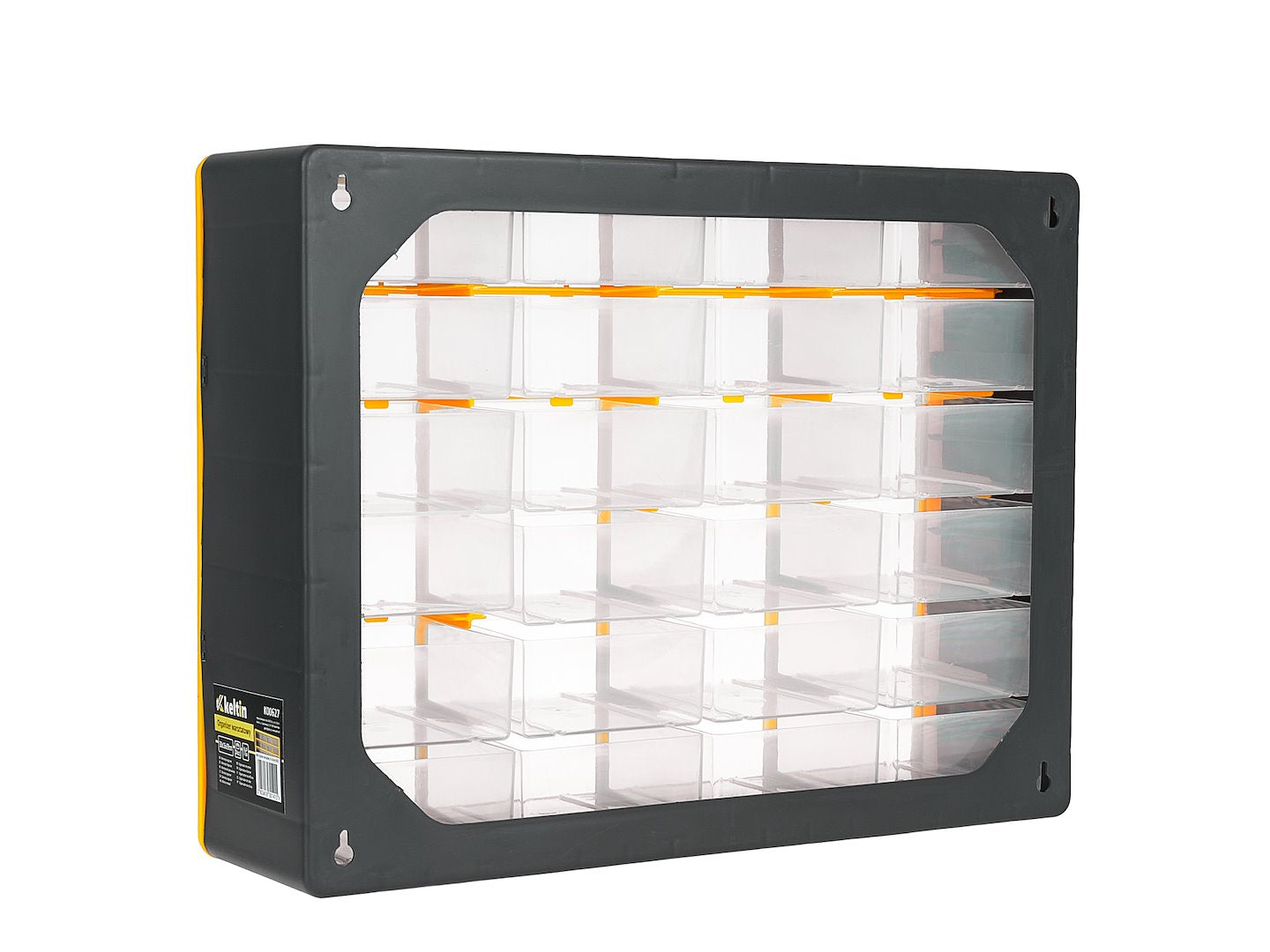 Cassettiera modulare, 24 cassetti, plastica 50 x 16 x 39cm, Keltin
