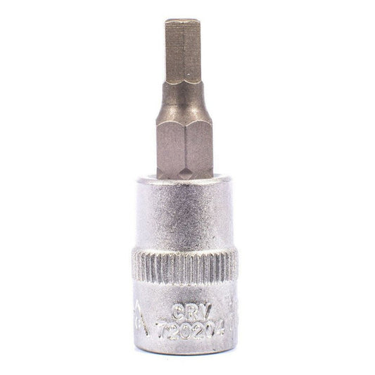 Inserto per avvitamento a brugola a 6 esagonale con attacco quadrato 1/4"pollici 4 mm per avvitatori lunghezza 37 mm