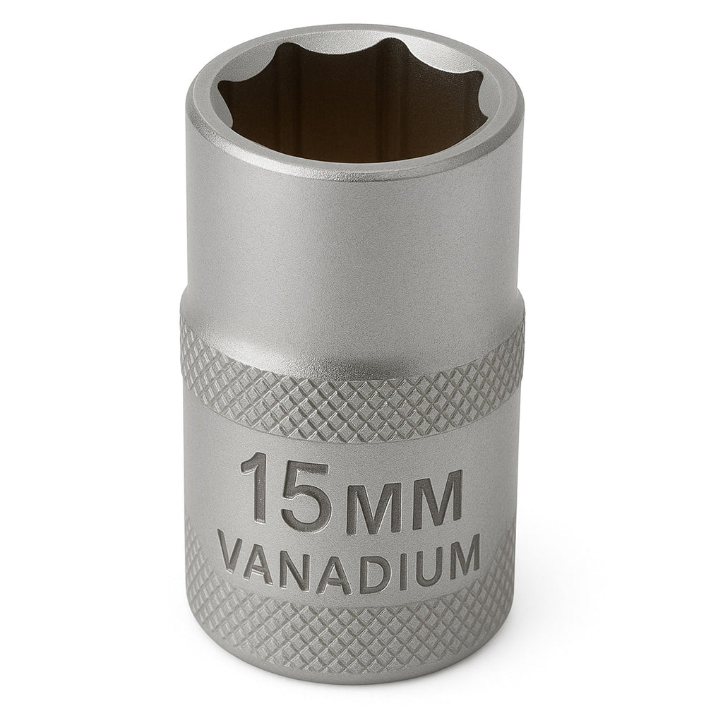 Chiave a bussola corta esagonale da 1/2", 15 mm