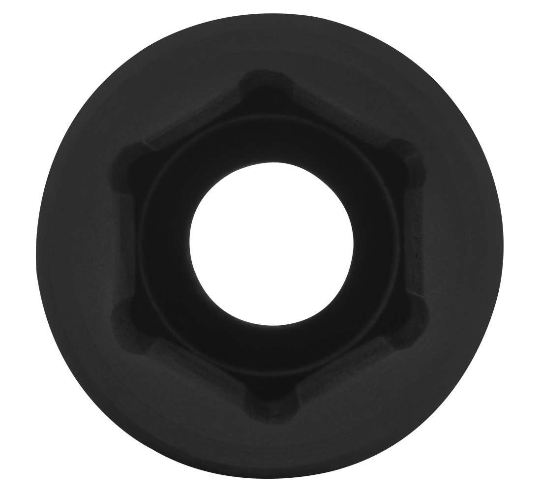 Chiave a bussola lunga ad impatto-a percussione 17 mm con attacco da 1/2" pollici, Cr-mo, lunghezza 78 mm