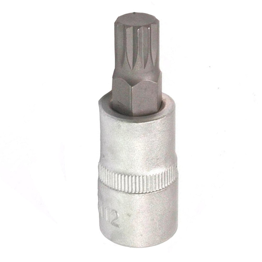 Chiave a bussola XZN M12, filettatura interna multidente, bussole 1/2'' maschio e femmina profilo multirighe
