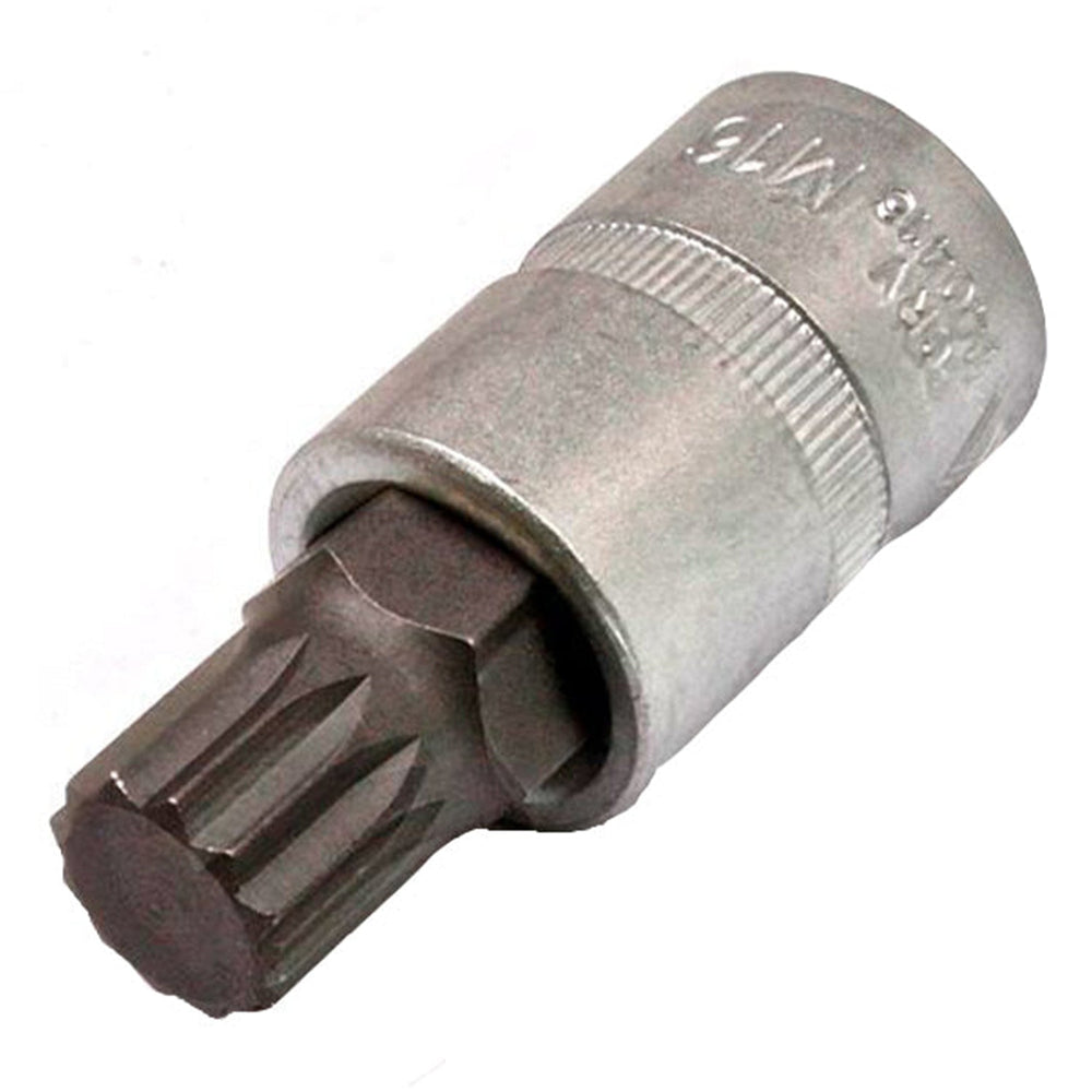 Chiave a bussola XZN M16, filettatura interna multidente, bussole 1/2'' maschio e femmina profilo multirighe