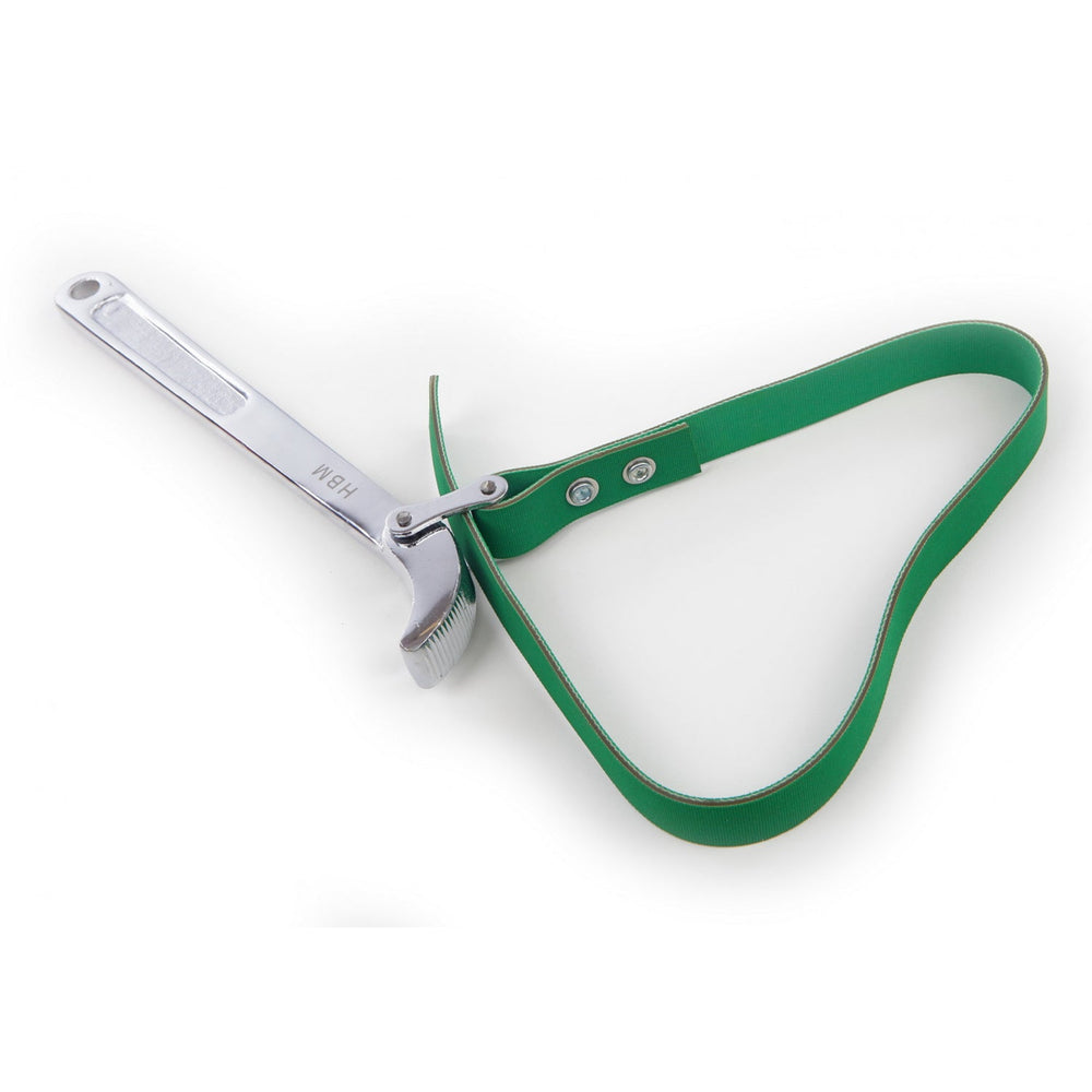 Chiave a nastro-cinghia per filtro olio multiuso, cintura regolabile per smontaggio, diametro 225 mm Hbm