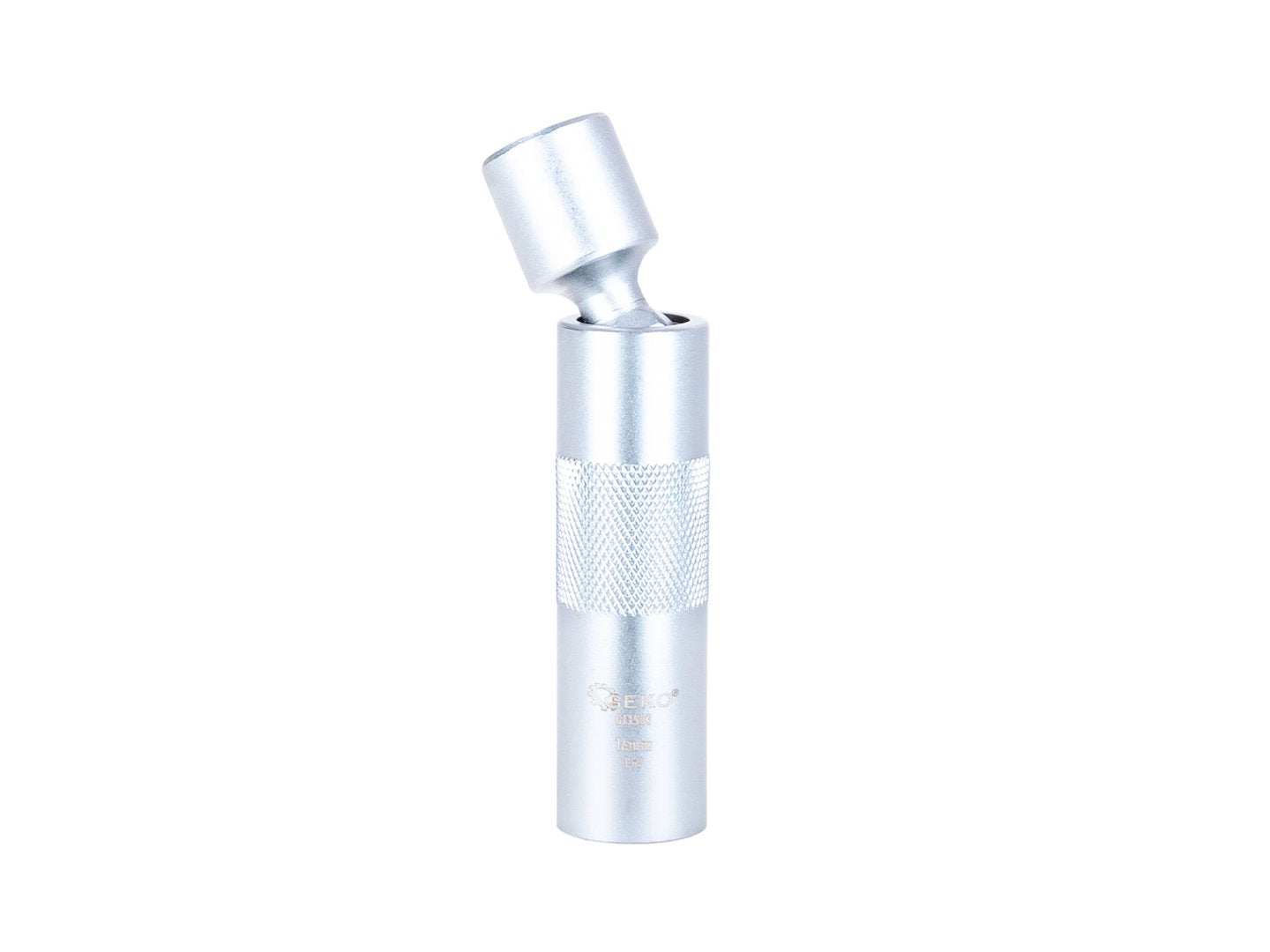Chiave candela, 12 punti, 3/8”, 14mm, giunto cardanico, parete sottile e asta lunga, acciaio Cr-V, Geko