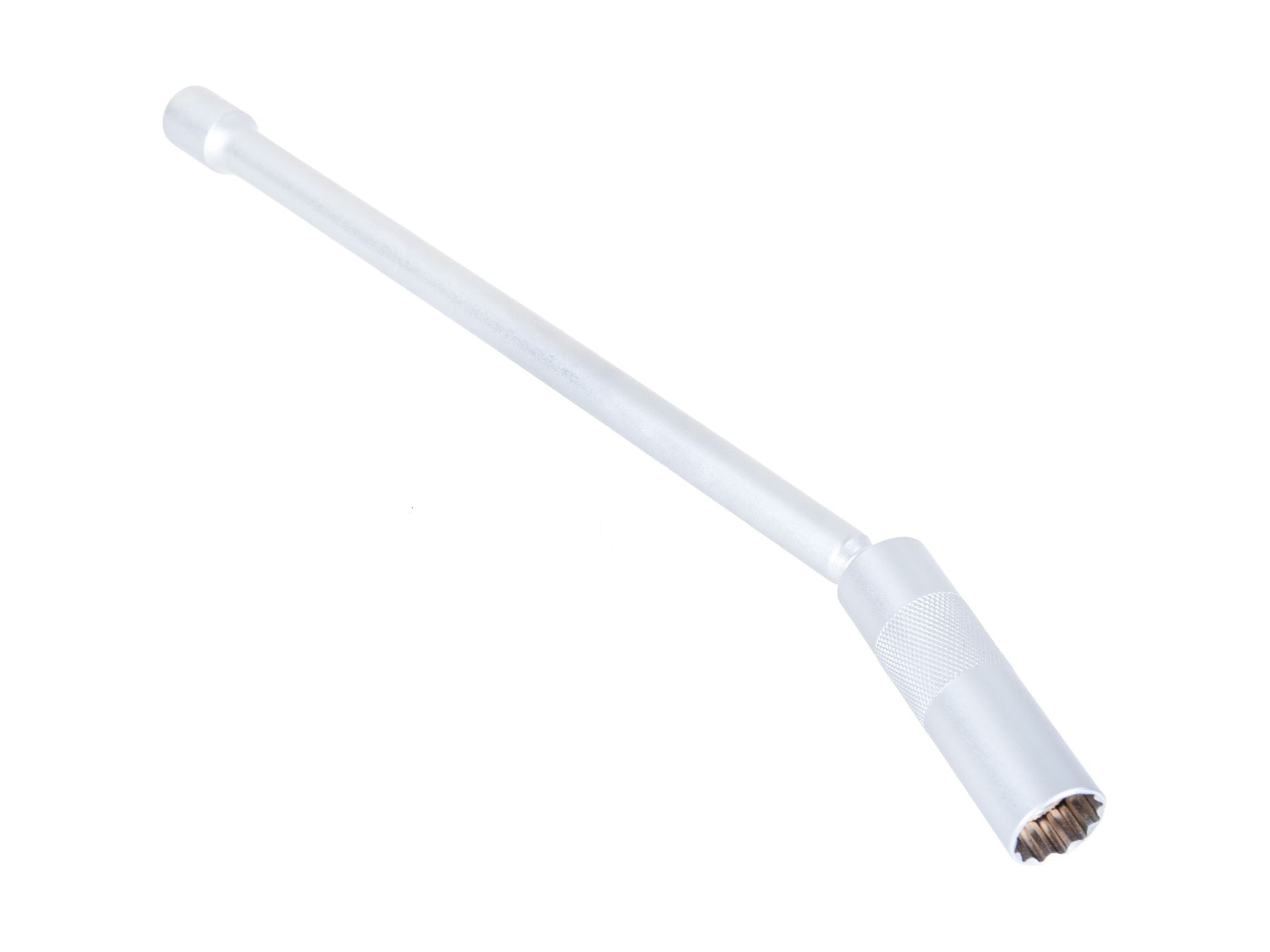 Chiave candela, 12 punti, 3/8”, 16mm, giunto cardanico, parete sottile e asta lunga, acciaio Cr-V, 310 mm, Geko
