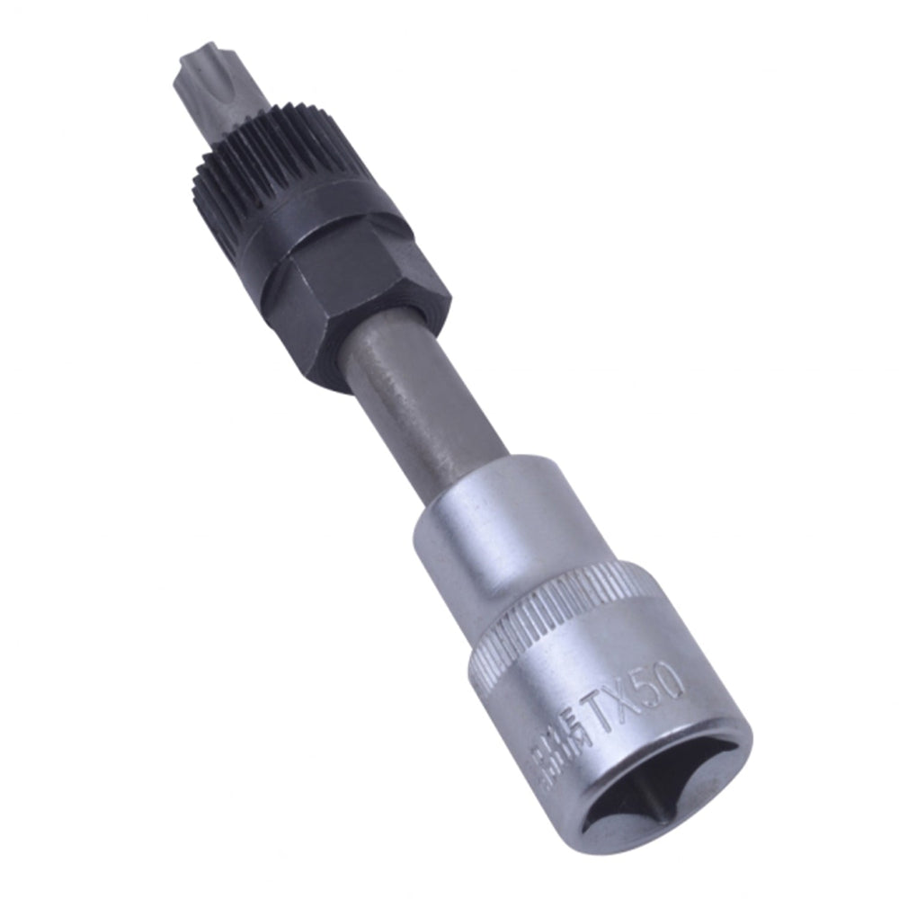 Chiave di rimozione puleggia alternatore T50 lunghezza 110mm, estrattore, bussola per ruota libera con 33 denti, 1/2", attrezzi