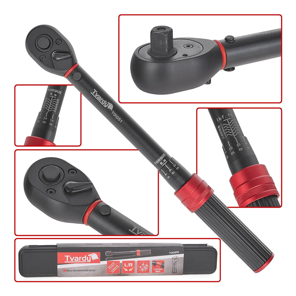 Chiave dinamometrica da 3/8" , 10–60 Nm Tvardy