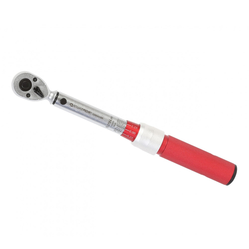 Chiave dinamometrica professionale da 1/4" pollici, 5–25 Nm Quatros