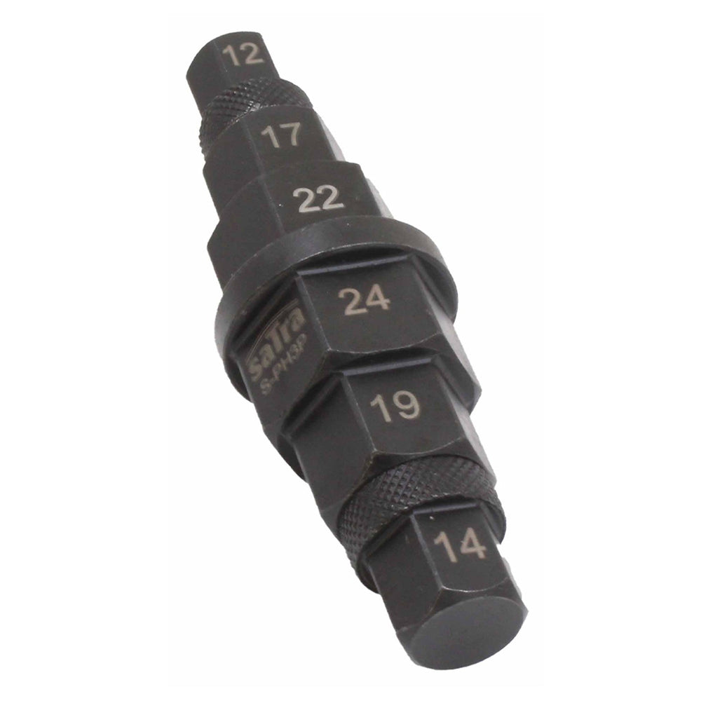 Chiave esagonale per ruota moto, 3/8", brugola per asse anteriore, strumento di riparazione 12mm-24mm