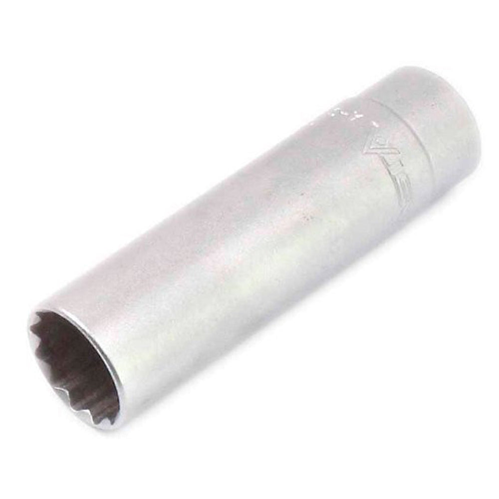Chiave per candele da 14 mm, bussola 3/8" poligonale in acciaio Cr-V