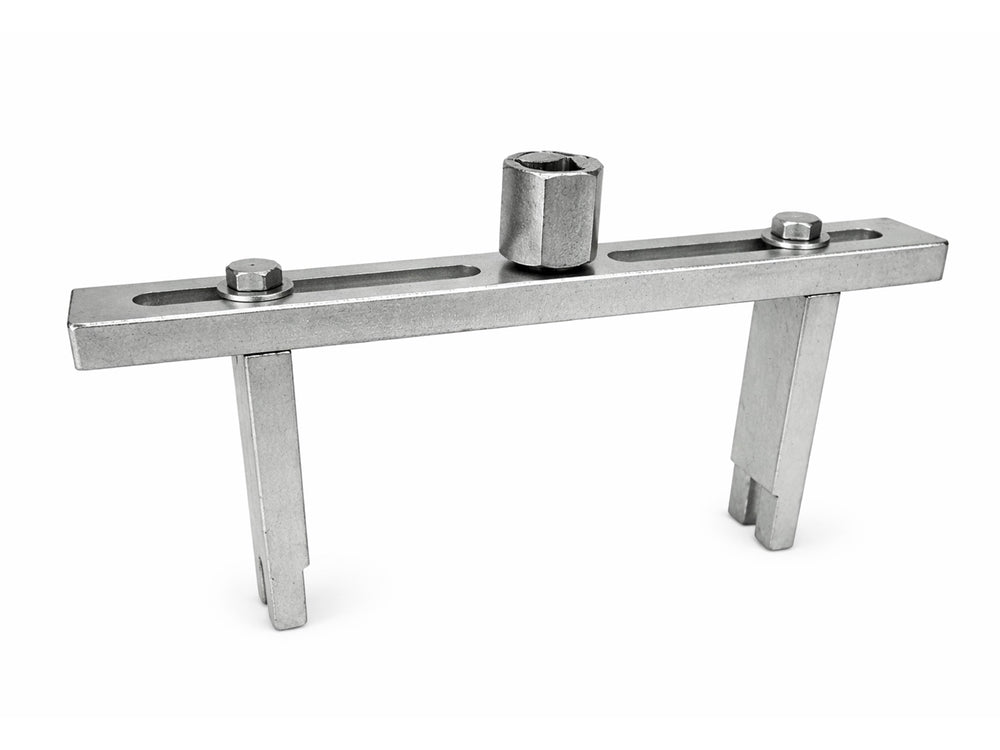 Chiave per smontaggio tappo pompa carburante serbatoio, attrezzo universale per la rimozione, regolabile, 23–190 mm Gebo Tools