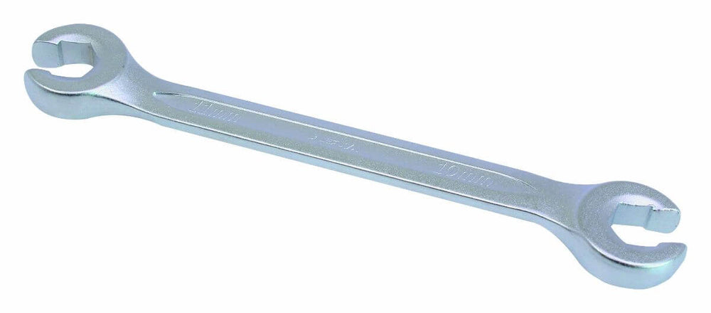 Chiave per tubi del freno, ad anello, aperta 10 × 11 mm, per raccordi freni