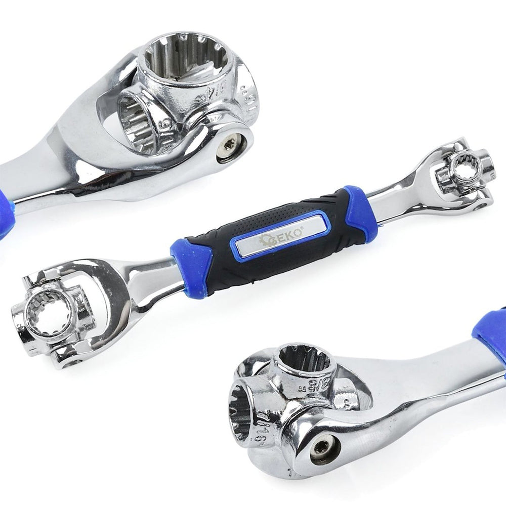Chiave universale multifunzione regolabile e girevole a 360°,48 in 1  in acciaio Cr-V