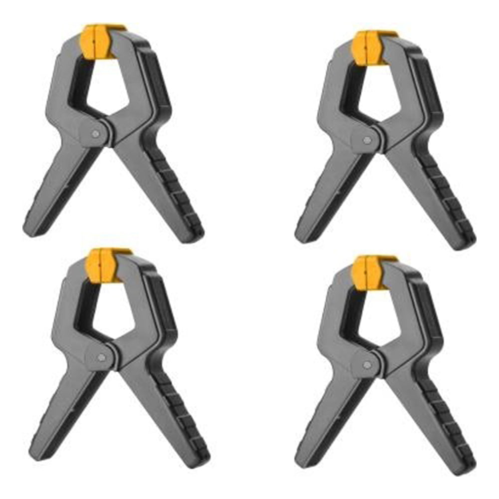 Morsetto a molla, per lavorare senza sforzo – ideale per progetti fai da te e modellismo, per lavori di falegnameria artigianali per impieghi gravosi, 100 mm Ingco