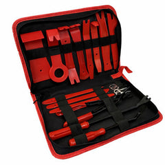 Set 20 pz smontaggio rimozione pannelli portiere clip auto, stereo cruscotto, kit smontaggio pannelli auto, strumento di rimozione pannelli, cunei di plastica leve kit, per smontare pannello interno auto radio, Gebo Tools