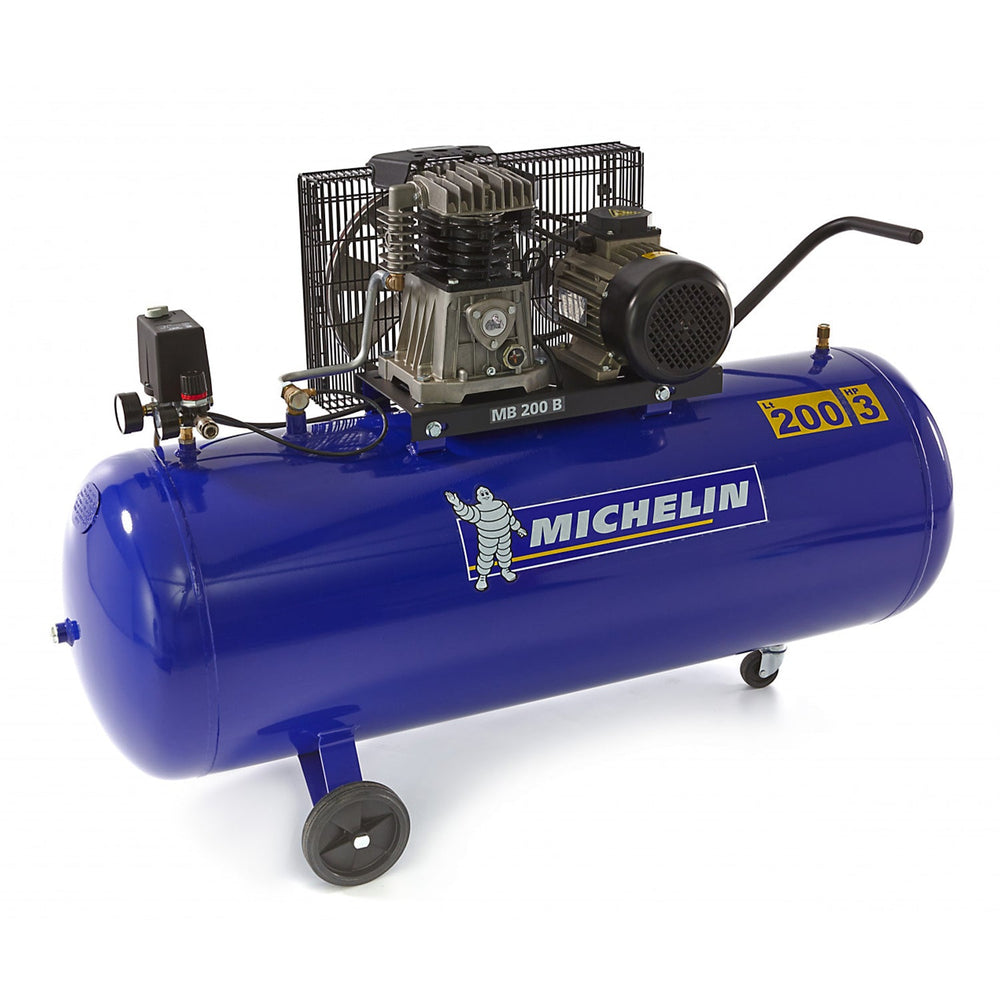 Compressore d’aria Michelin 200 litri 3 HP 230 V prodotto FIAC Italy