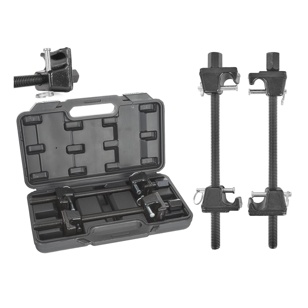 Compressore molla ammortizzatori per auto, strumenti estrattori molle ammortizzatore, professionale, McPherson, kit 2 pezzi