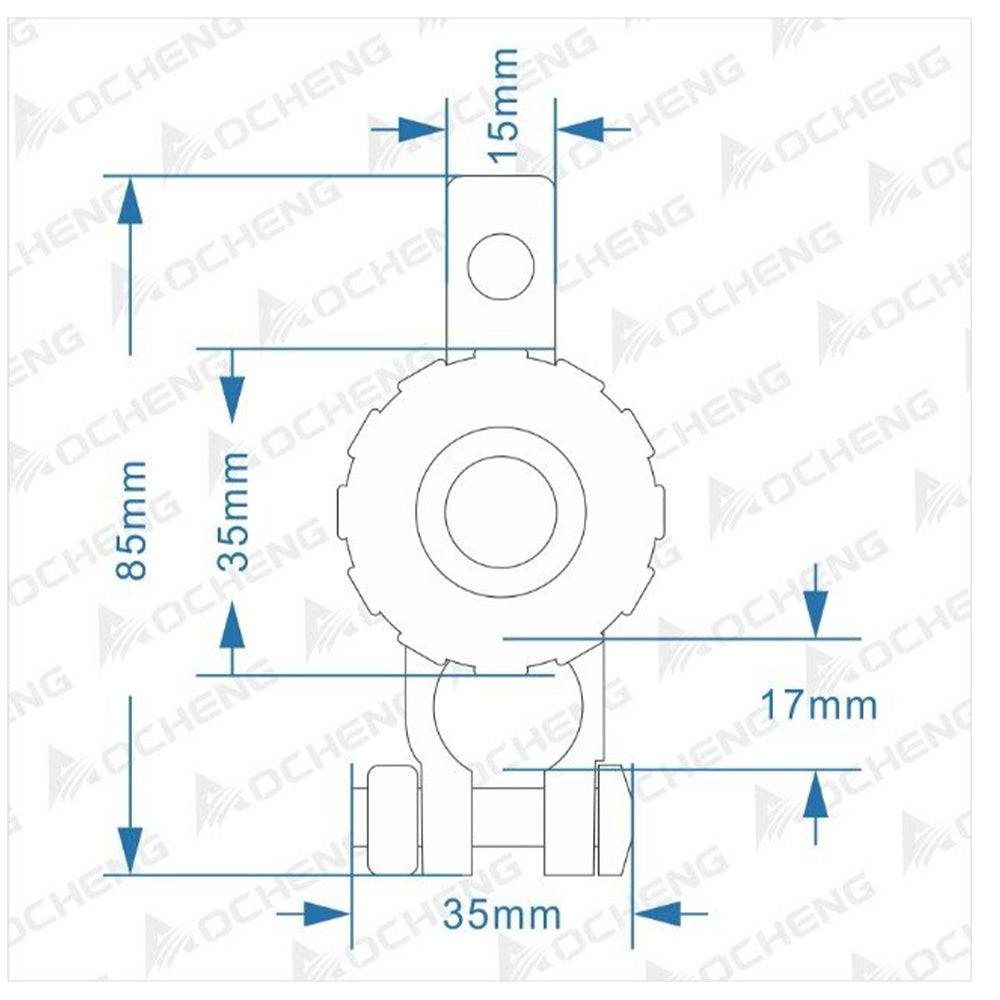 Connettore a sgancio rapido, morsetti batteria auto, terminali, connettori per roulotte camper, universali, 12-24V