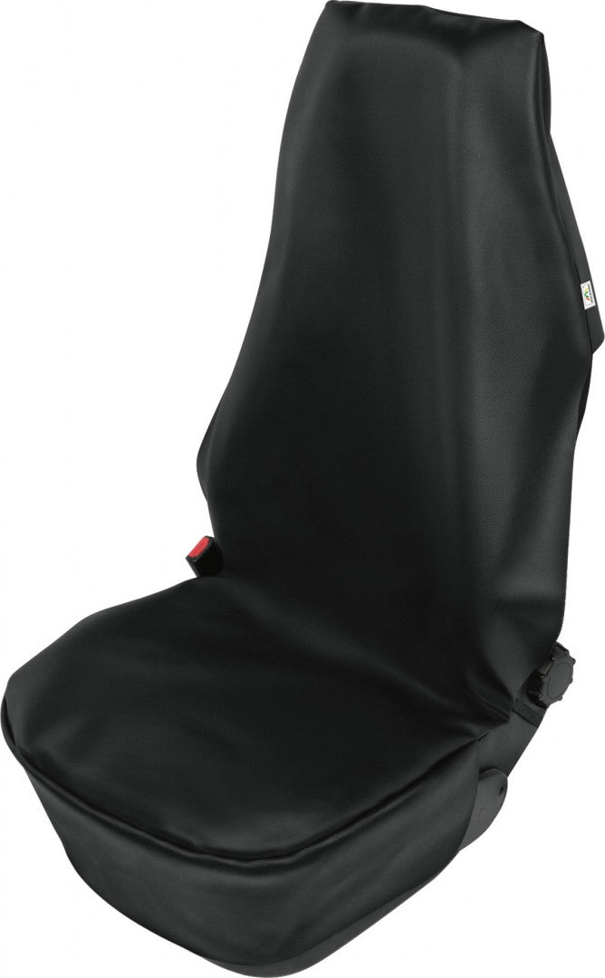 Coprisedile universale - auto – per officina - in pelle nero Hbm