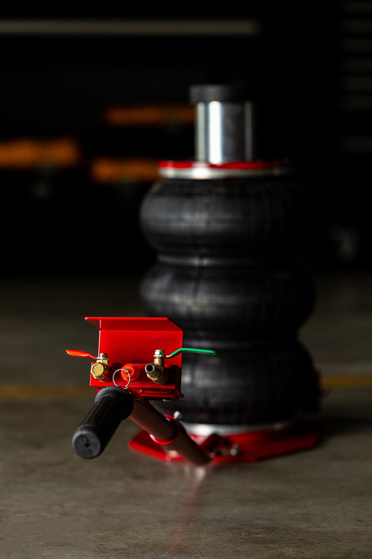 Cric ad aria compressa, 3,5 tonnellate/3500 kg, cric airbag, cric pneumatico da sollevamento pneumatico con maniglia per auto, garage, sollevamento 14–48 cm Redats Polonia