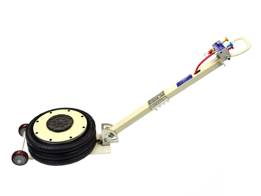 Cric ad aria compressa, 6 tonnellate, airbag, sollevamento fino a 400 mm,con maniglia per auto, garage