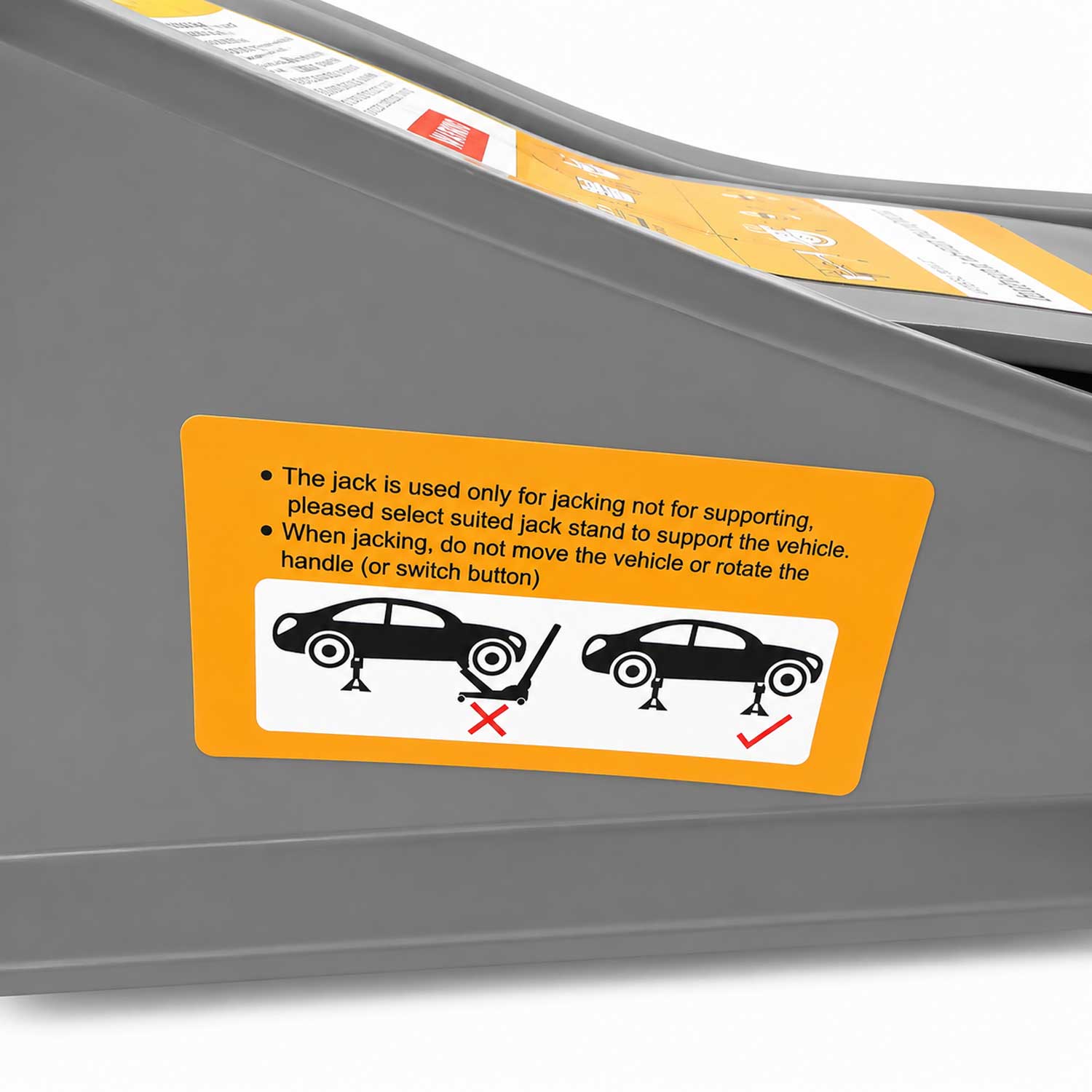 Cric idraulico a carrello ribassato, a doppio cilindro ,sollevatore per auto con ruote girevoli a 360°, 3 tonnellate, Gebo Tools