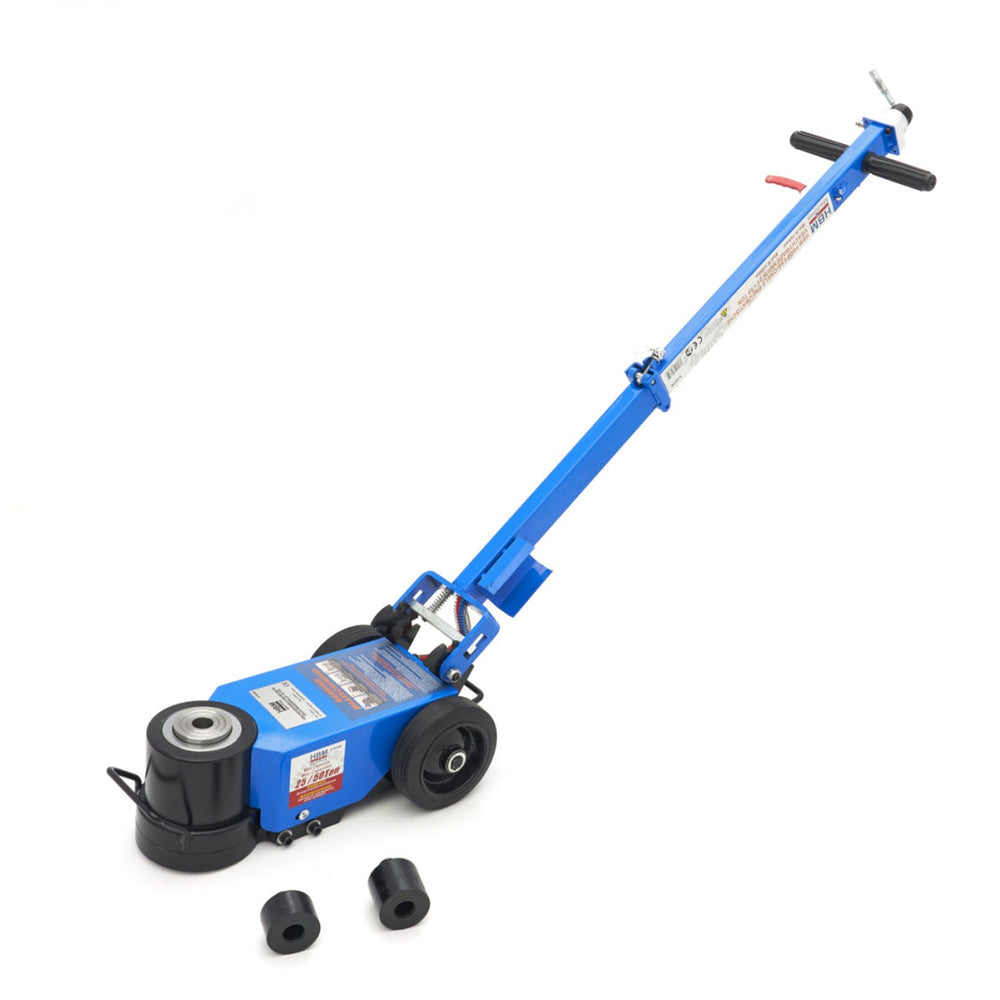 Cric pneumoidraulico 25–50 tonnellate, sollevatore idro-pneumatico a carrello ad aria compressa, mobile, per camion, veicoli commerciali, per settore agricolo, Hbm
