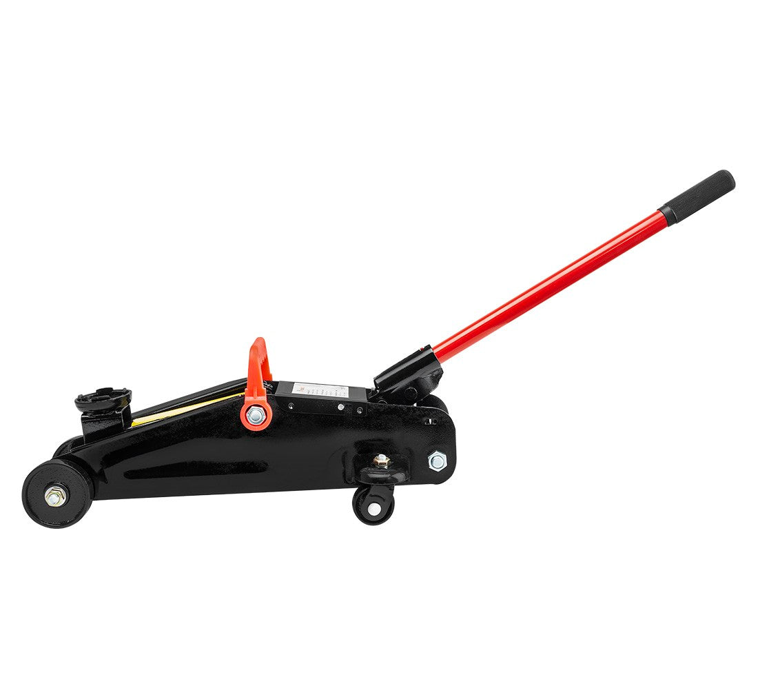 Cric sollevatore auto, martinetto idraulico professionale a carrello con profilo ribassato, 2 t, altezza di sollevamento 13–30 cm Redats