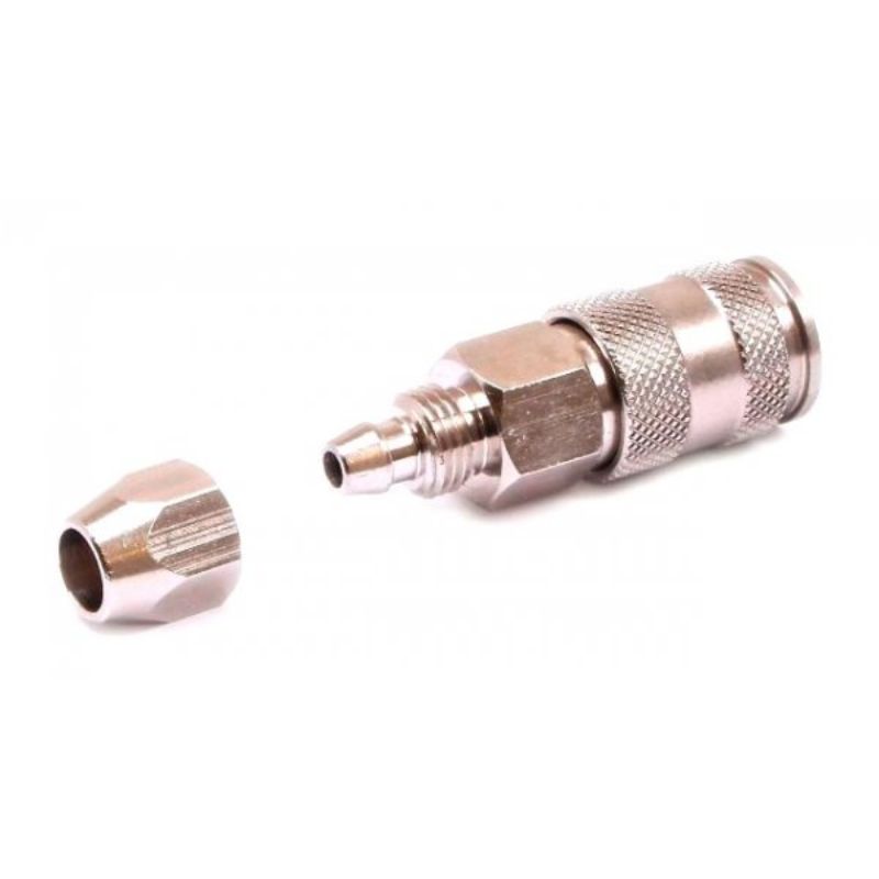 Innesto attacco rapido per aria compressa, raccordo rapido tubo compressore 8 × 12 mm