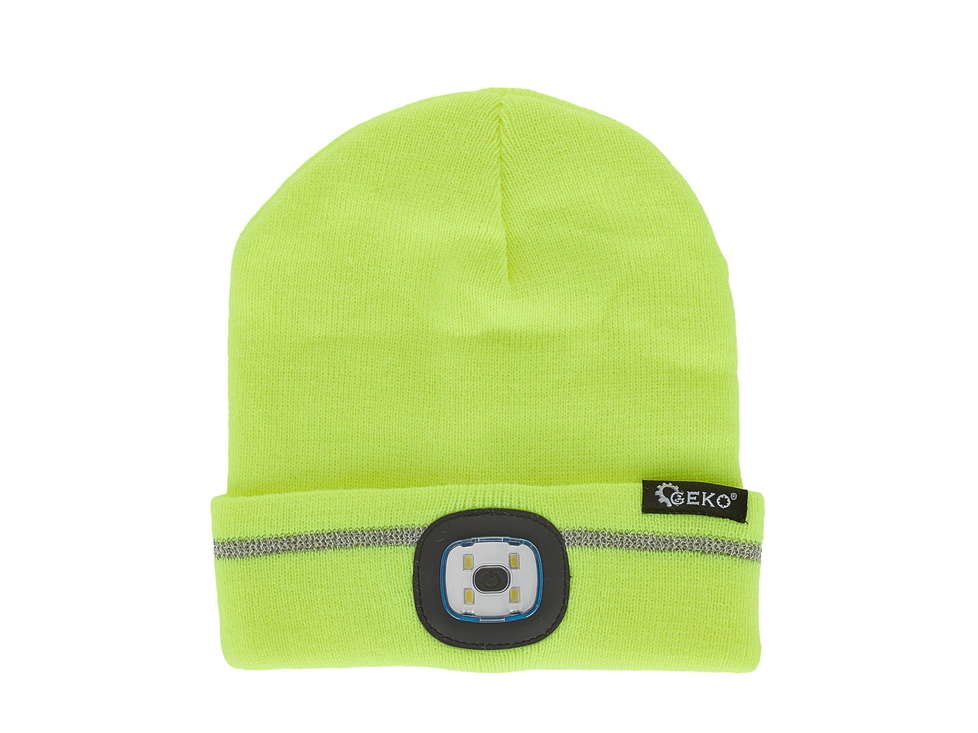 Cappello illuminato luminoso berretto,usb ricaricabile cappello da corsa-sport 4 LED lampeggiante impermeabile con luce invernale calda lampada frontale, regali per uomo e donna, mani libere per passeggiate notturne, pesca, campeggio, caccia, verde