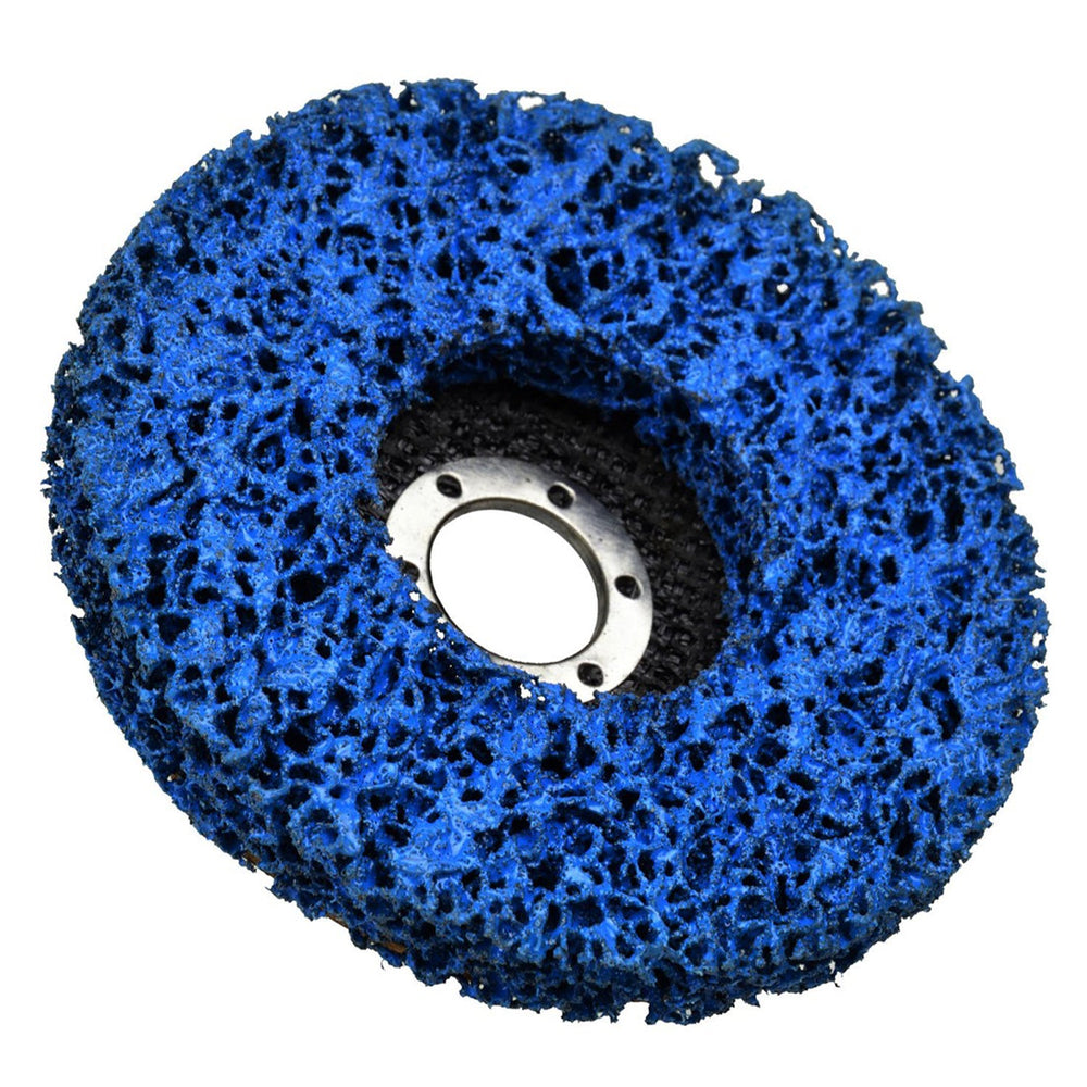 Disco abrasivo diametro 125 mm x 22, 2 mm, per pulizia e rimozione vernice ruggine, per smerigliatrice angolare, per decapaggio, in carburo di silicio