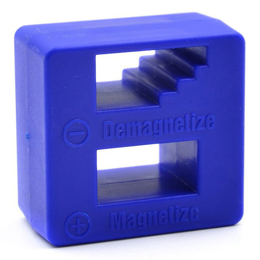 Dispositivo magnetizzante e smagnetizzante, magnetizzatore/smagnetizzatore (acces.o per avvitatori e punte, 2 magneti in ferrite, intensità di campo minima del magnete 90 mT) Geko
