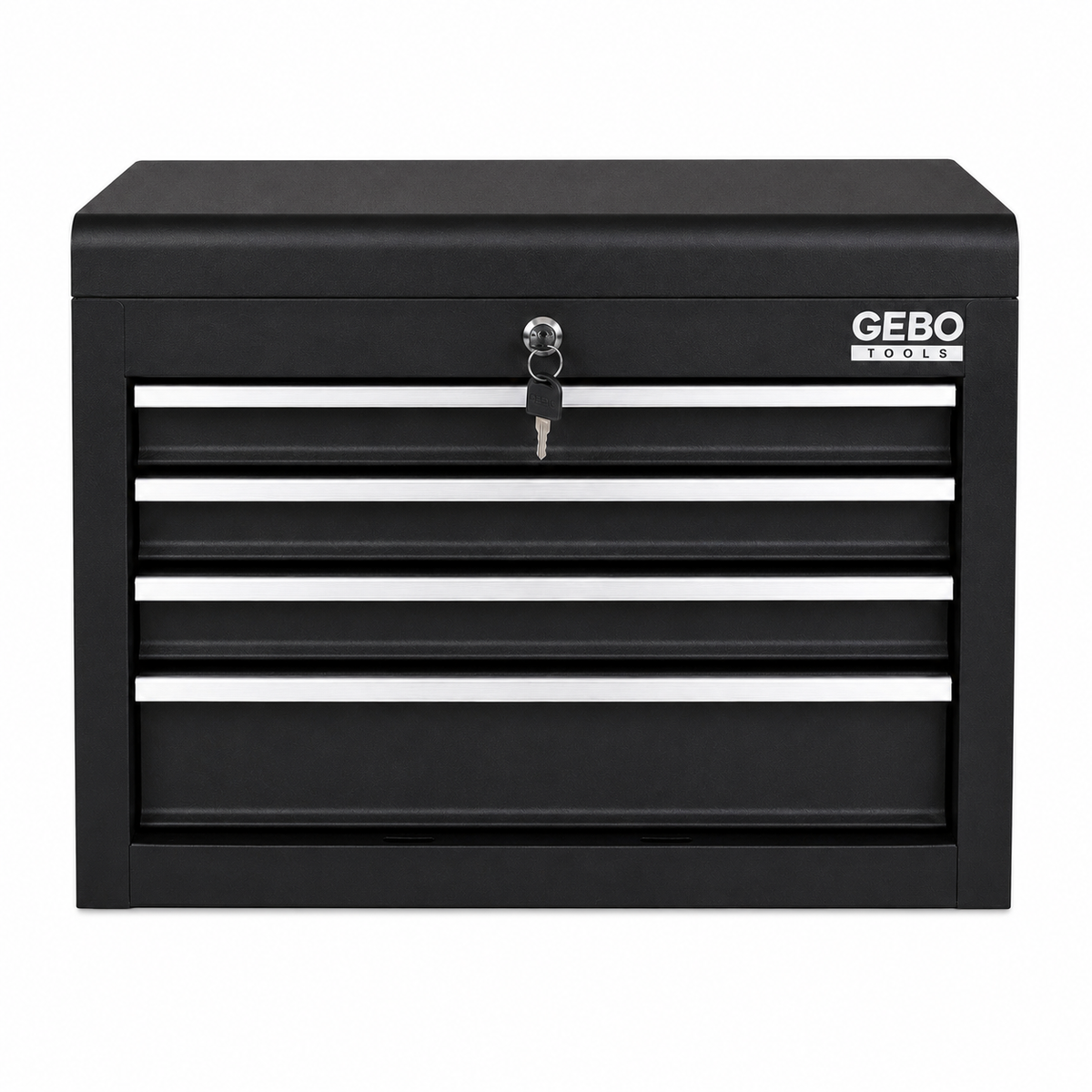 Armadio metallico senza attrezzi a 2 pezzi,con 6 cassetti a ripiano rimovibile ,carrello portautensili , cassetta portattrezzi mobile,nero, Gebo Tools