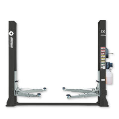 Ponte sollevatore auto a 2 colonne, portata 4000 kg, ponte sollevatore idraulico 230 V, sblocco elettroidraulico, con olio incluso