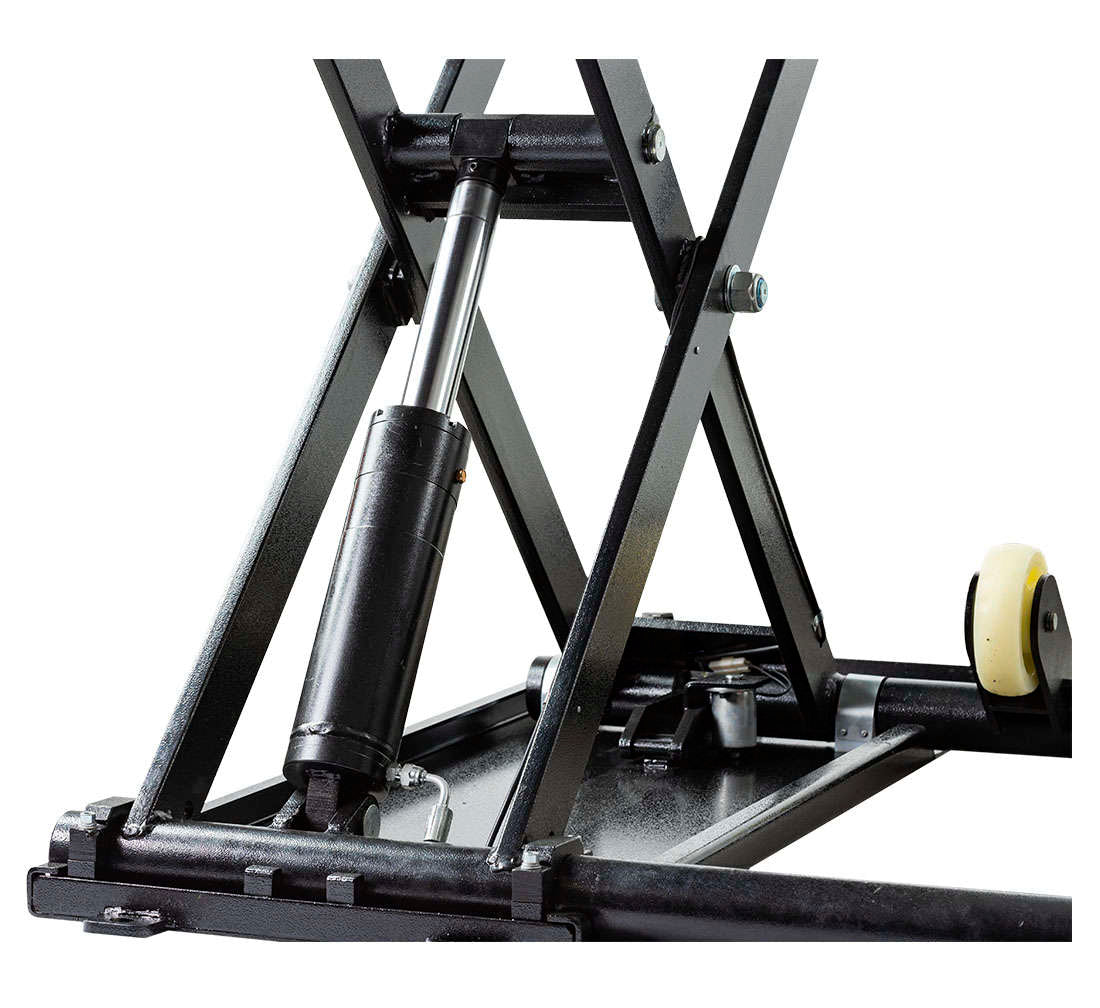 Ponte sollevatore a forbice portata 3000 kg alzata da 115 a 960 mm, ideale per gommisti