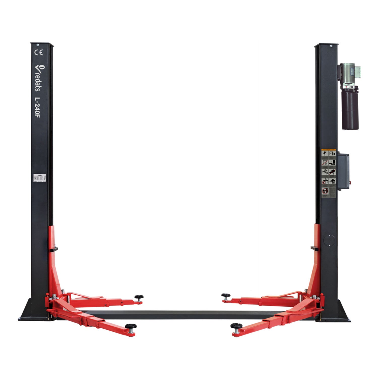 Ponte sollevatore auto a 2 colonne, portata 4000 kg, ponte sollevatore idraulico + olio gratis incluso, sblocco automatico elettroidraulico, 230 V L-240F Redats