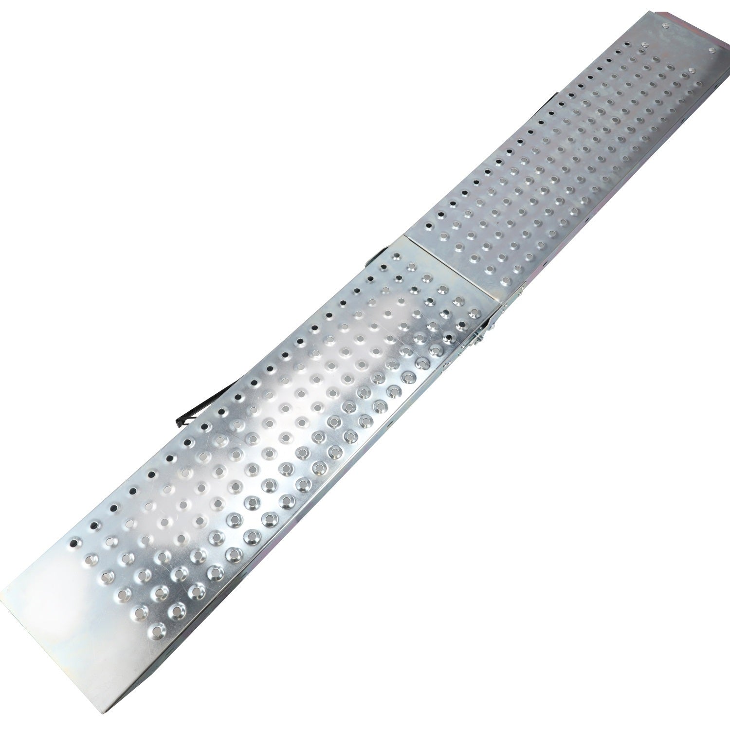 Set 2 rampe pieghevoli in alluminio per giardinaggio carico auto moto, rampe di carico pieghevoli, 400 kg, antiscivolo, pieghevole, per ATV, quad, auto, 180 cm - Resser