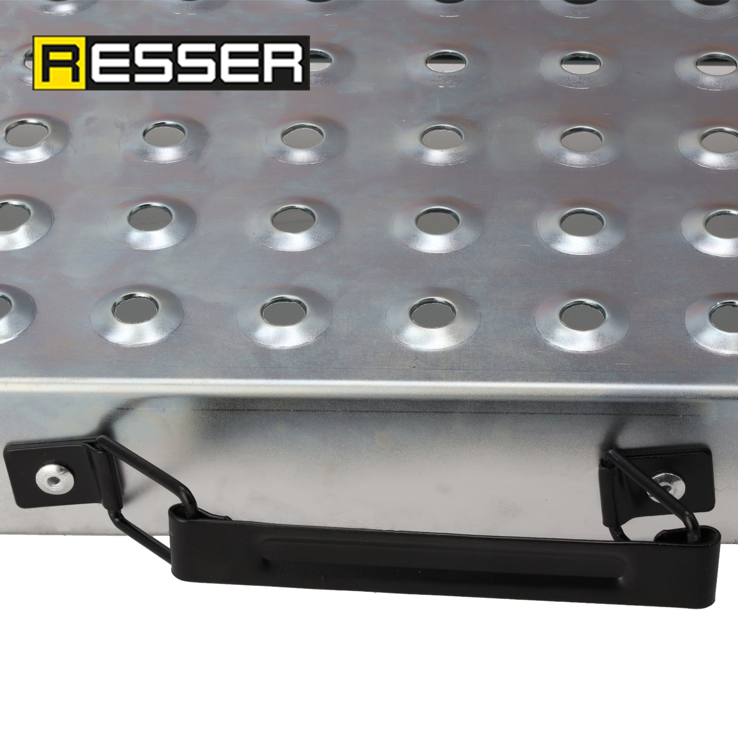 Set 2 rampe pieghevoli in alluminio per giardinaggio carico auto moto, rampe di carico pieghevoli, 400 kg, antiscivolo, pieghevole, per ATV, quad, auto, 180 cm - Resser