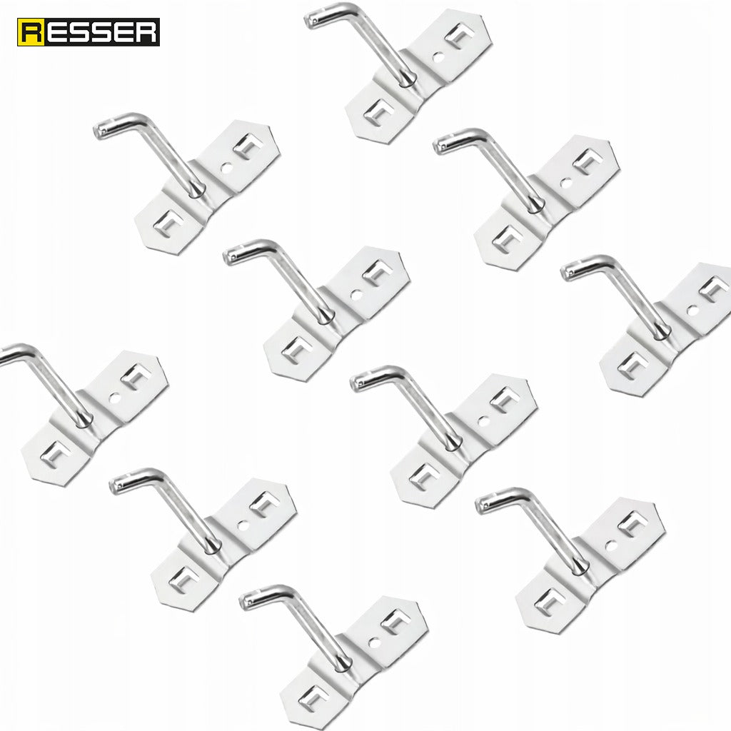 Gancio per pannello porta utensili portattrezzi hobby e fai da te, portautensili con ganci per pannello forato, vassoi e ancoraggi per organizzare vari utensili, 100x6 mm