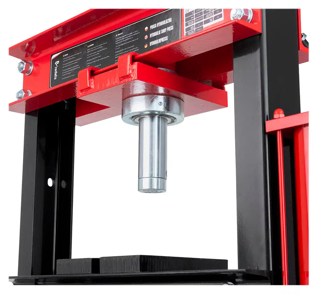 Pressa idraulica da officina 20 tonnellate pressa a telaio per cuscinetti con manometro, a doppia azione, doppia pompa,  H-370N Redats