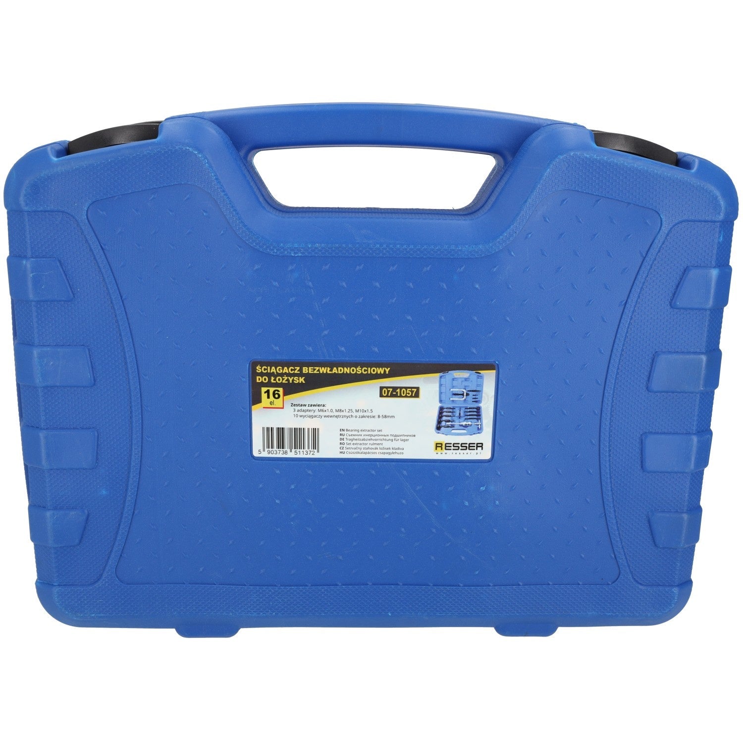 Set estrattore per boccole e cuscinetti interni con martello scorrevole, kit attrezzi per la rimozione boccole e cuscinetti 8 - 58 mm 16 pezzi Resser