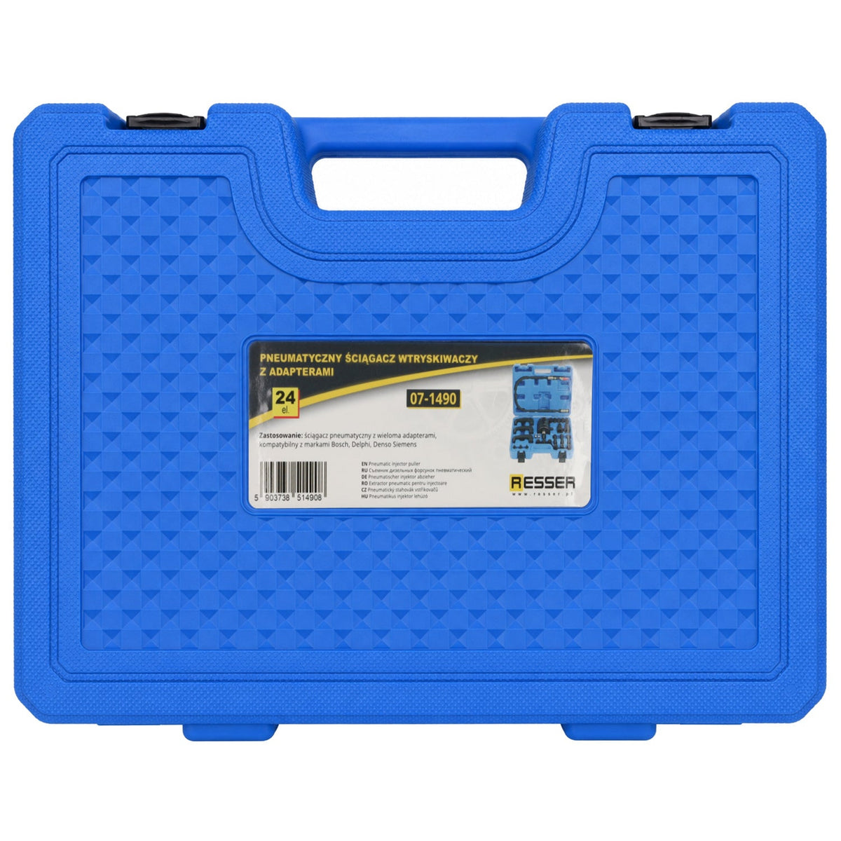 Set-kit di estrazione pneumatico per iniettori con Strumenti di Estensione -24 adattatori, compatibile con Bosch, Delphi, Denso e Siemens